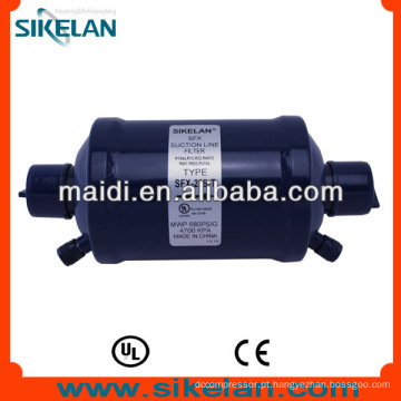 Filtro secador de linha de sucção SFX para peças de refrigeração (SFX-2813T)